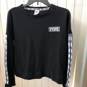 pink vs long sleeve top